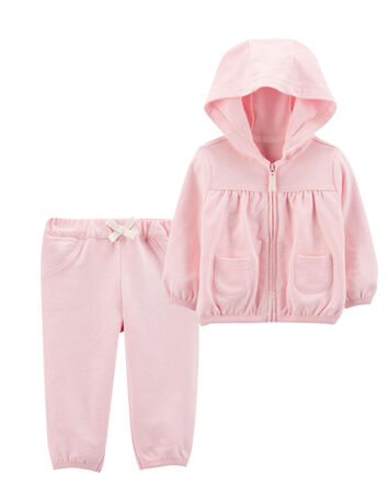 NWT 2 Piece Outfit Carters Sweatpants Shirt Girls Set 2T JUST BE YOU TIFUL